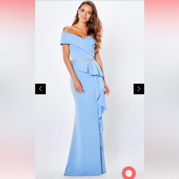 Montage by Cheri - Light Blue Mother of the Bride/Groom Dress - Picture 1 of 8